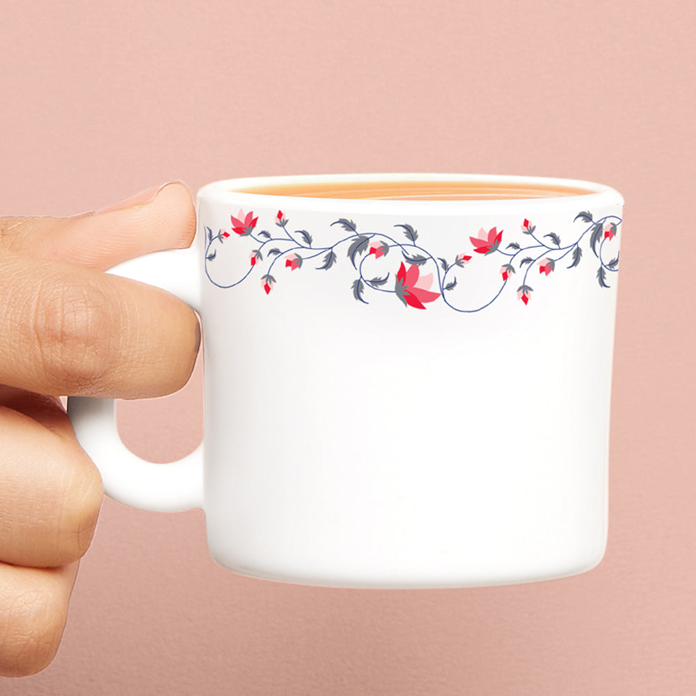 Larah by Borosil Pentas Mug Set, 180ml x 12