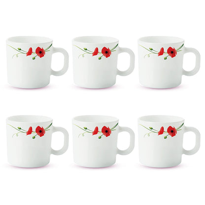 Larah Red Carnation Mug Set