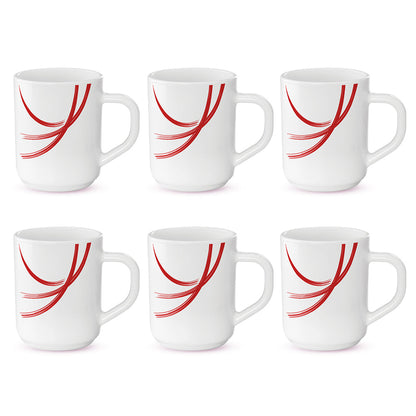 Larah Red Stella Mug Set