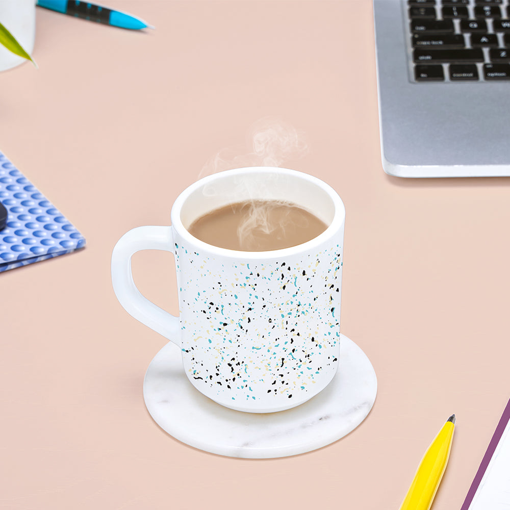 Larah by Borosil Riva Mug Set, 180ml x 6