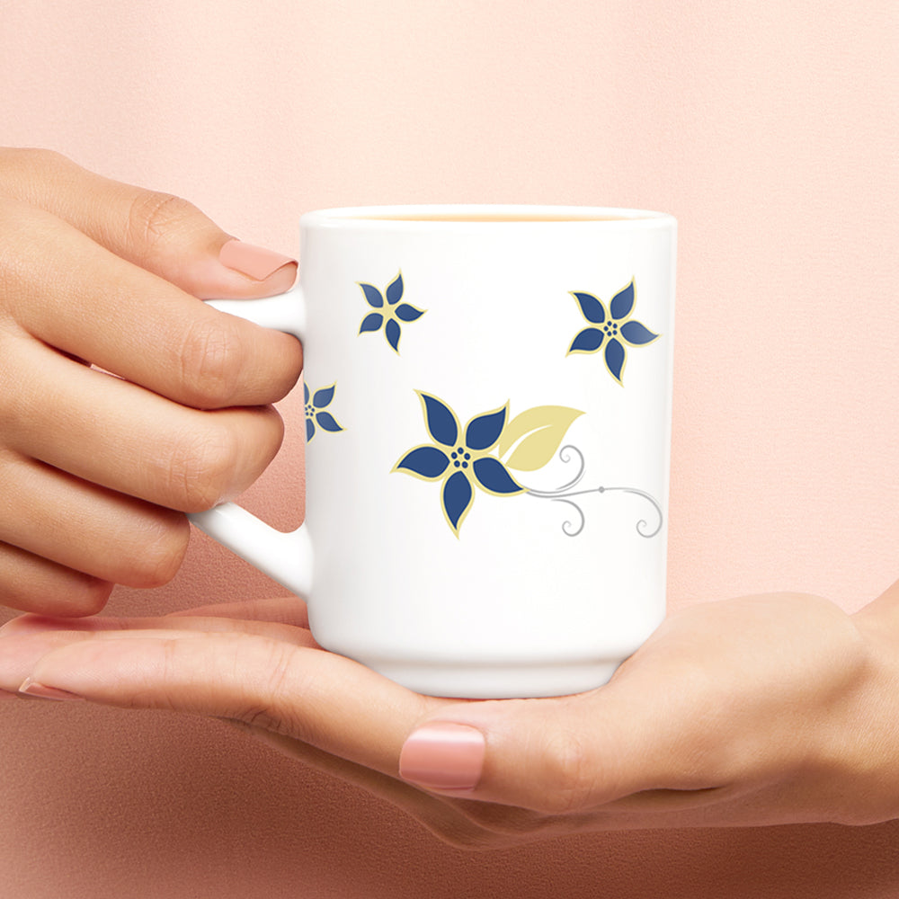 Larah by Borosil Viva Mug Set, 320ml x 4