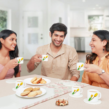 Larah by Borosil Lyana Mug Set, 240ml x 2