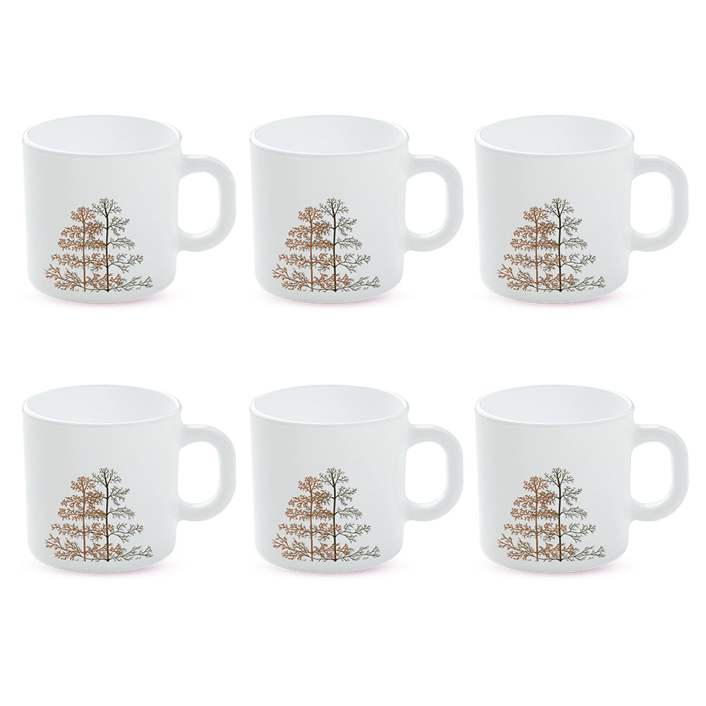 My Borosil Opalware Coffee Mugs & Travel Mugs Pine Mug Set