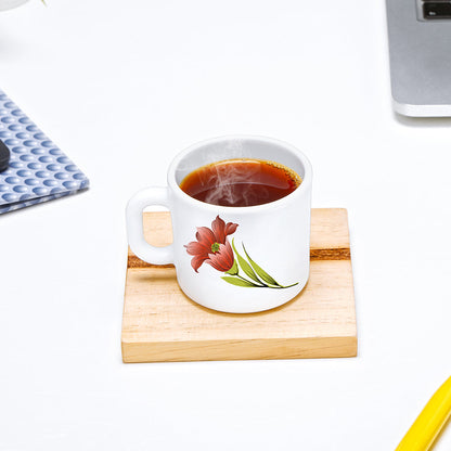 Larah Red Iris Mug Set