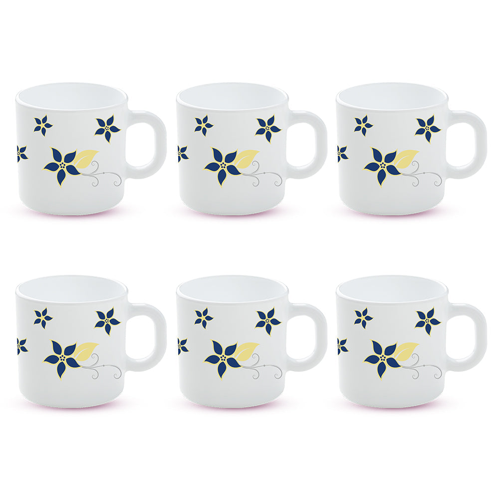 Larah by Borosil Viva Mug Set, 320ml x 4