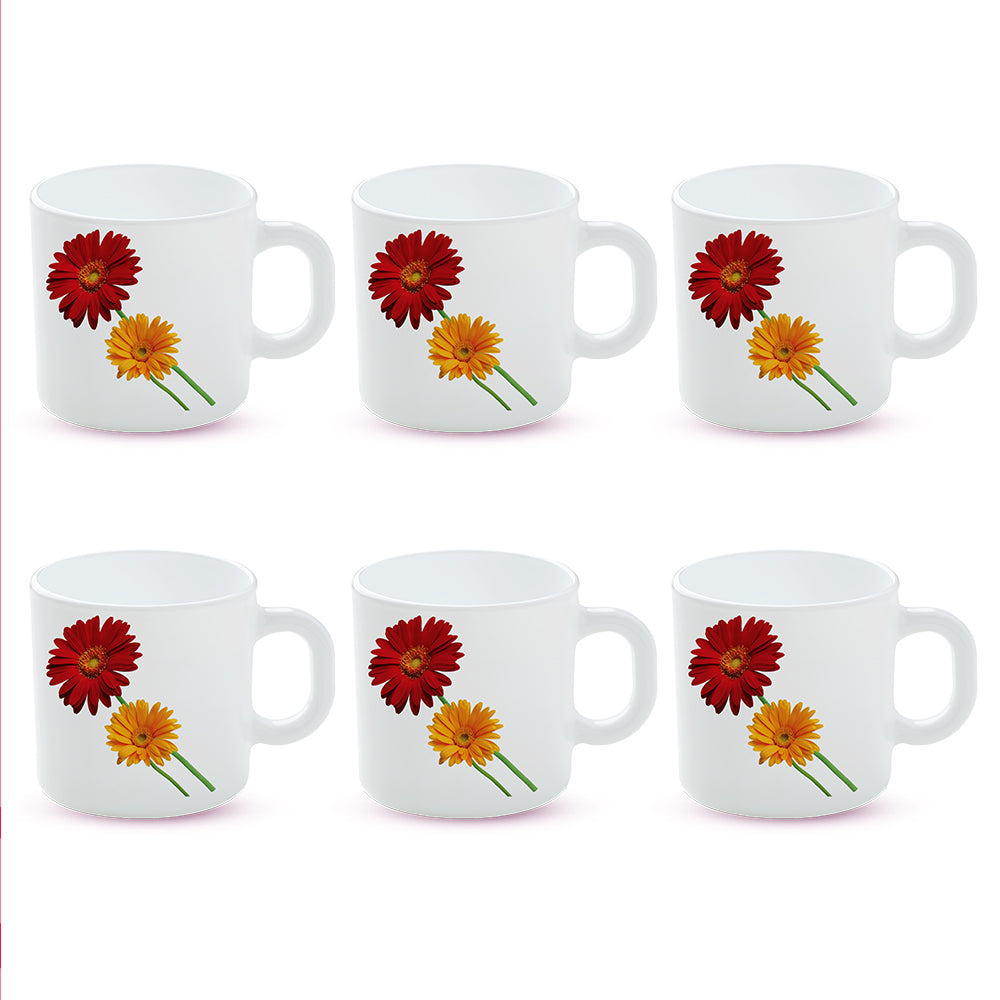 My Borosil Opalware Coffee Mugs & Travel Mugs Zinnia Mug Set