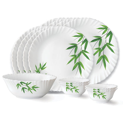 Larah Bamboo Leaves Dinner Set