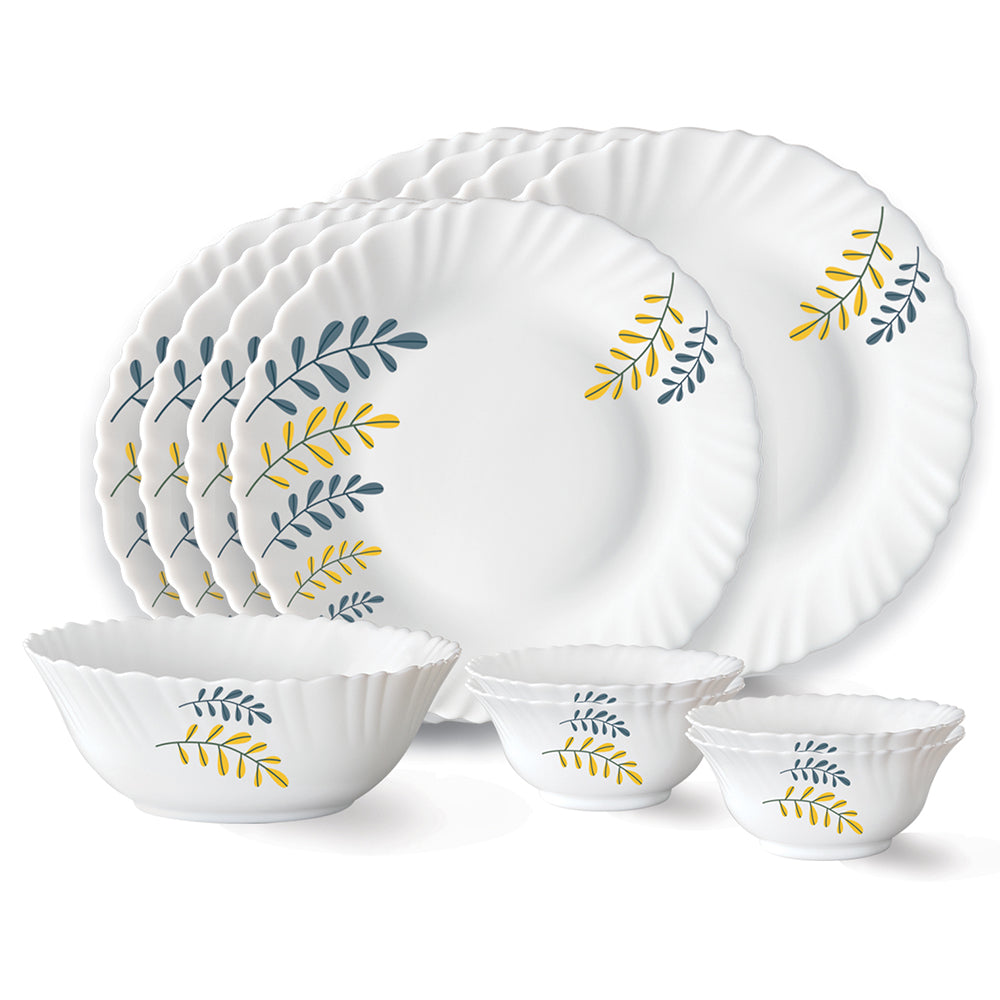 My Borosil Opalware Dinner Sets 13 pc Set: Serves 4 Larah by Borosil Niva Dinner Set