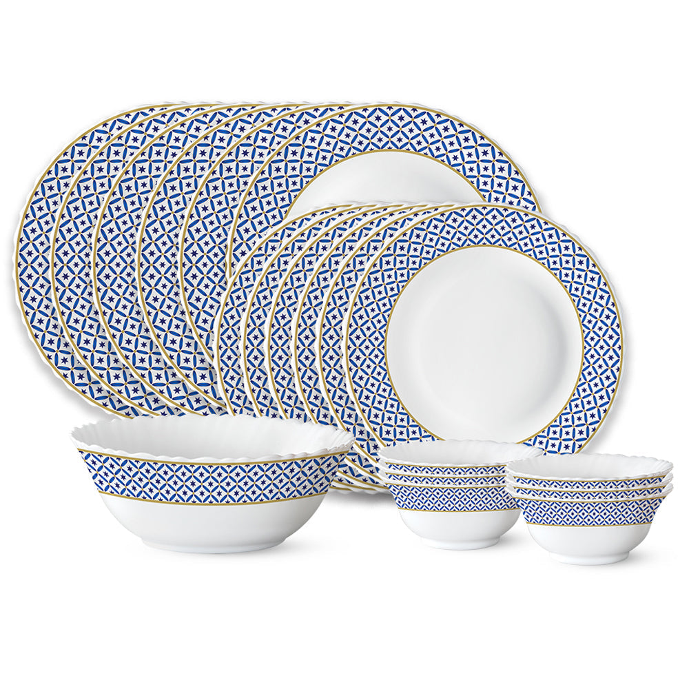 My Borosil Opalware Dinner Sets 19 pc Set: Serves 6 Larah by Borosil Juliet Dinner Set