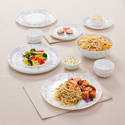 Larah by Borosil Riva Dinner Set, 10 pc