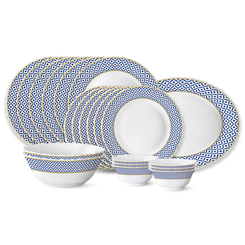 My Borosil Opalware Dinner Sets 21 pc Set: Serves 6 Larah by Borosil Juliet Dinner Set