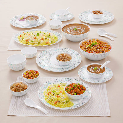 Larah by Borosil Riva Dinner Set, 10 pc
