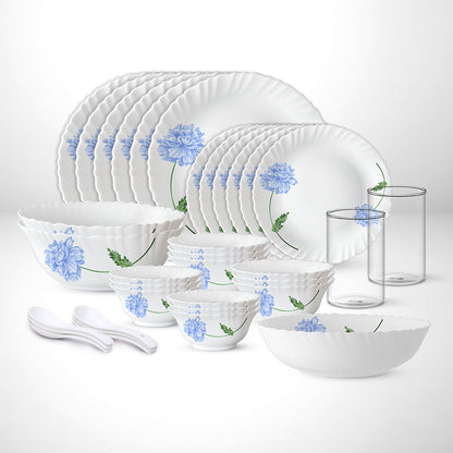 Larah Blue Mist Dinner Set, 5 pc