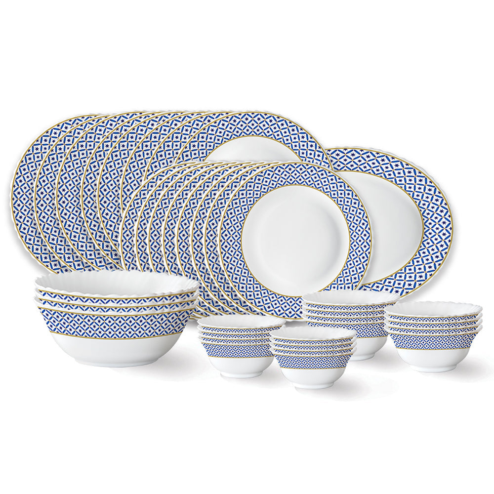 My Borosil Opalware Dinner Sets 36 pc Set: Serves 8 Larah by Borosil Juliet Dinner Set