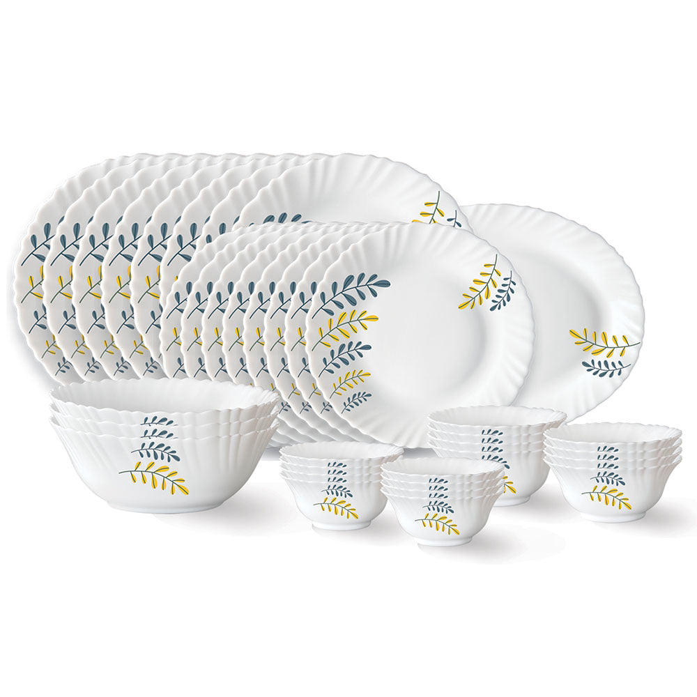 My Borosil Opalware Dinner Sets 36 pc Set: Serves 8 Larah by Borosil Niva Dinner Set