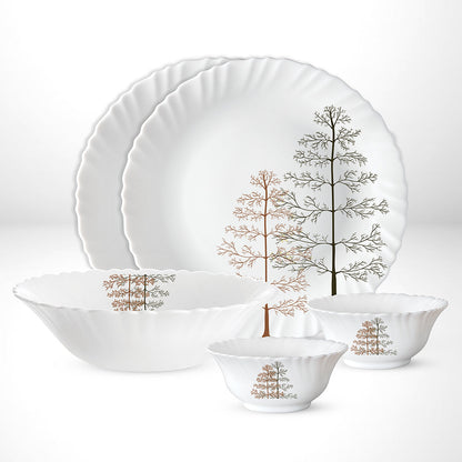 Larah Pine Dinner Set, 5 pc