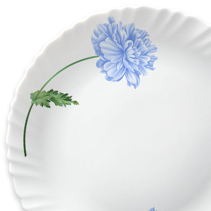 Larah by Borosil Blue Mist Dinner Set, 9 pc