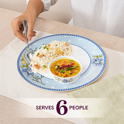 Larah Blue Sapphire Dinner Set