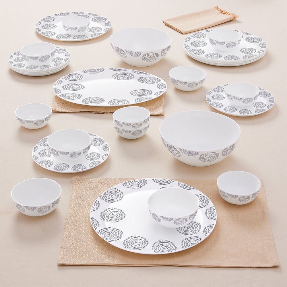 My Borosil Opalware Dinner Sets Larah by Borosil Moonbeam Dinner Set