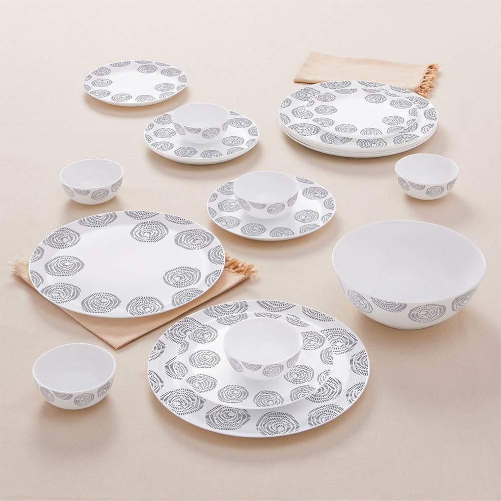 My Borosil Opalware Dinner Sets Larah by Borosil Moonbeam Dinner Set