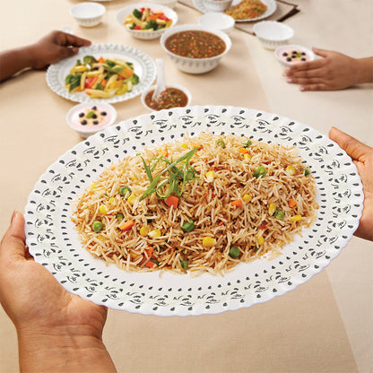 Larah Ora Gold Dinner Set, 35 pc