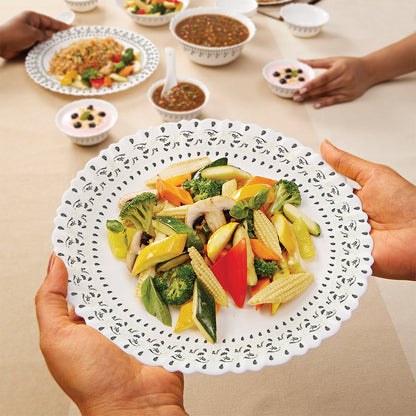 Larah Ora Gold Dinner Set, 35 pc