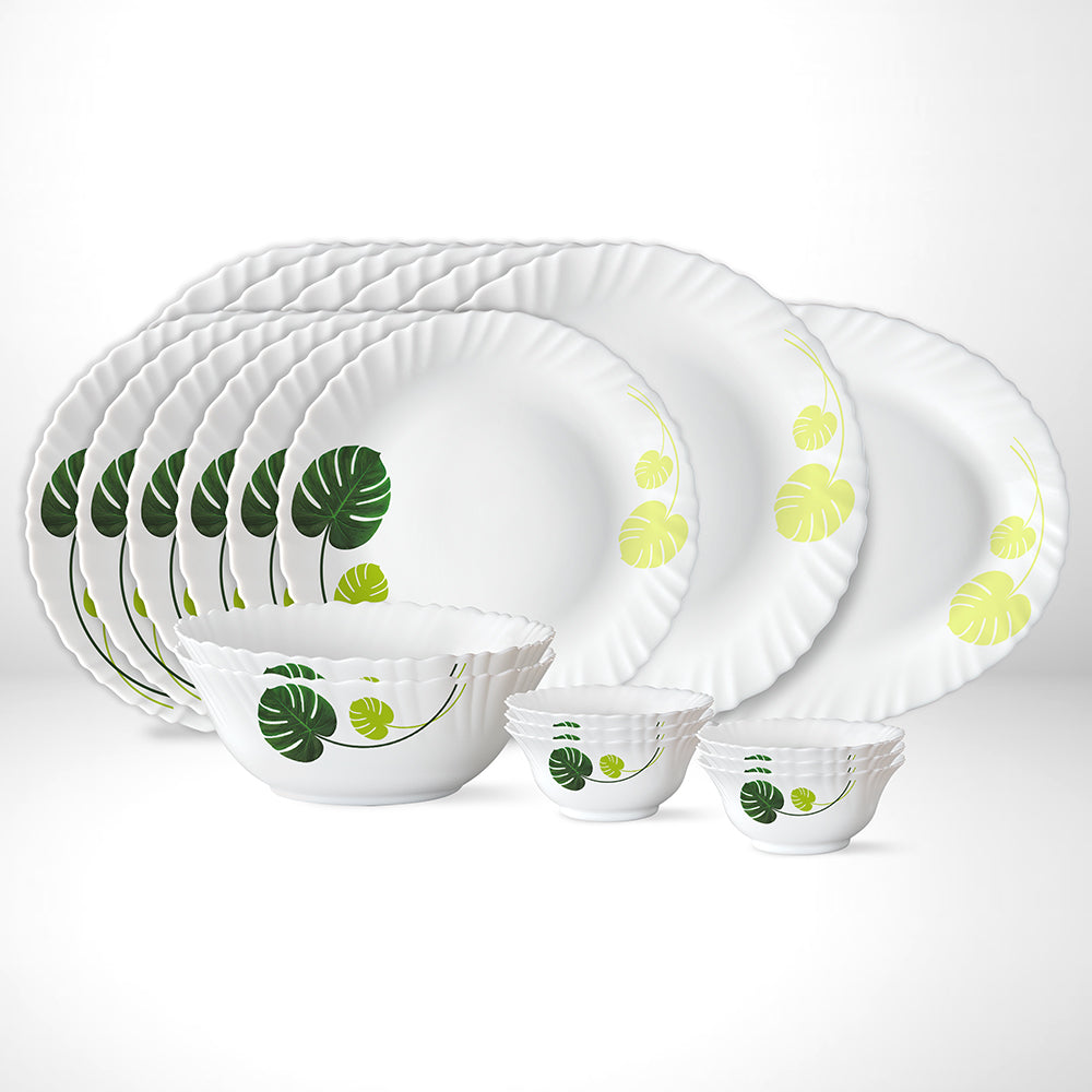 My Borosil Opalware Dinner Sets Larah by Borosil Palm Dinner Set