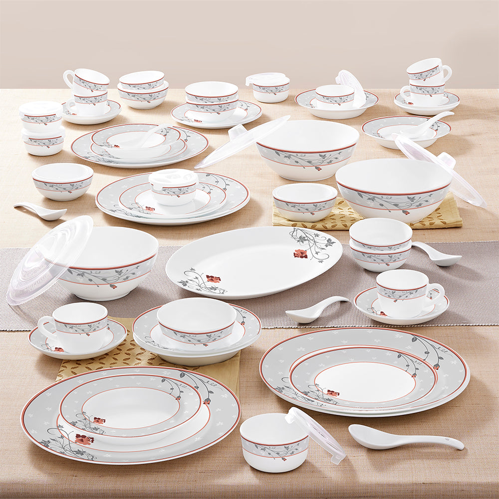 My Borosil Opalware Dinner Sets Larah by Borosil Quartz Dinner Set