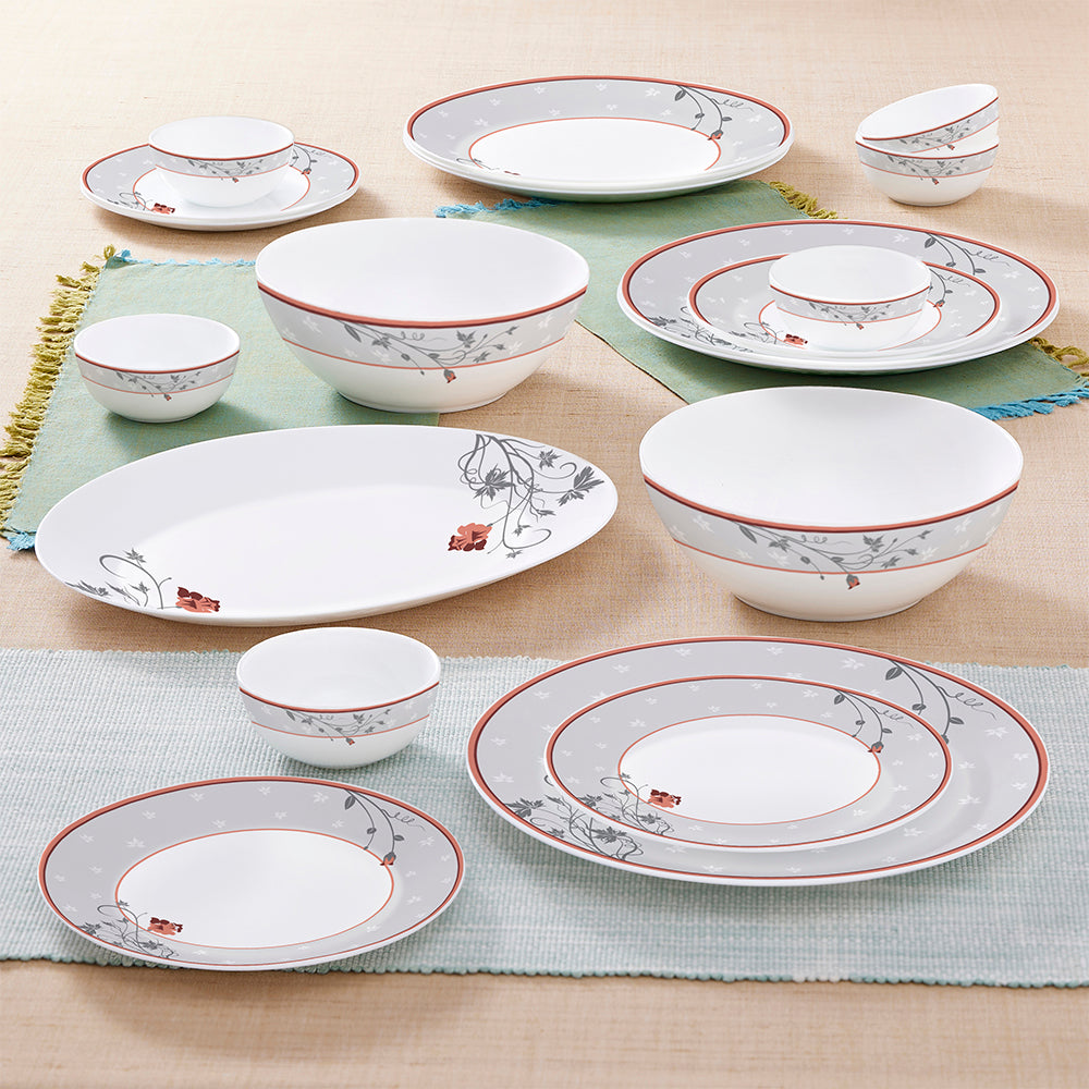 My Borosil Opalware Dinner Sets Larah by Borosil Quartz Dinner Set