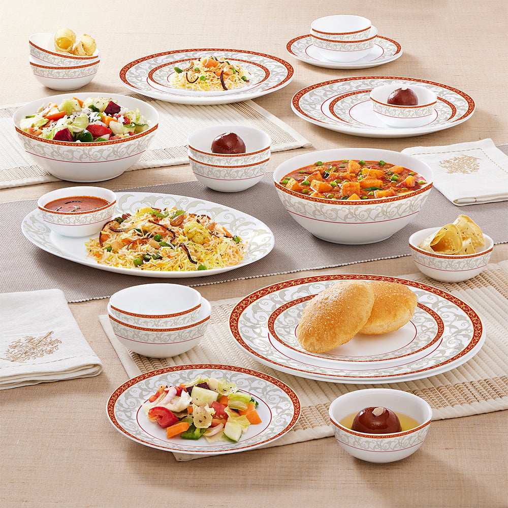 My Borosil Opalware Dinner Sets Larah by Borosil Ragina Dinner Set