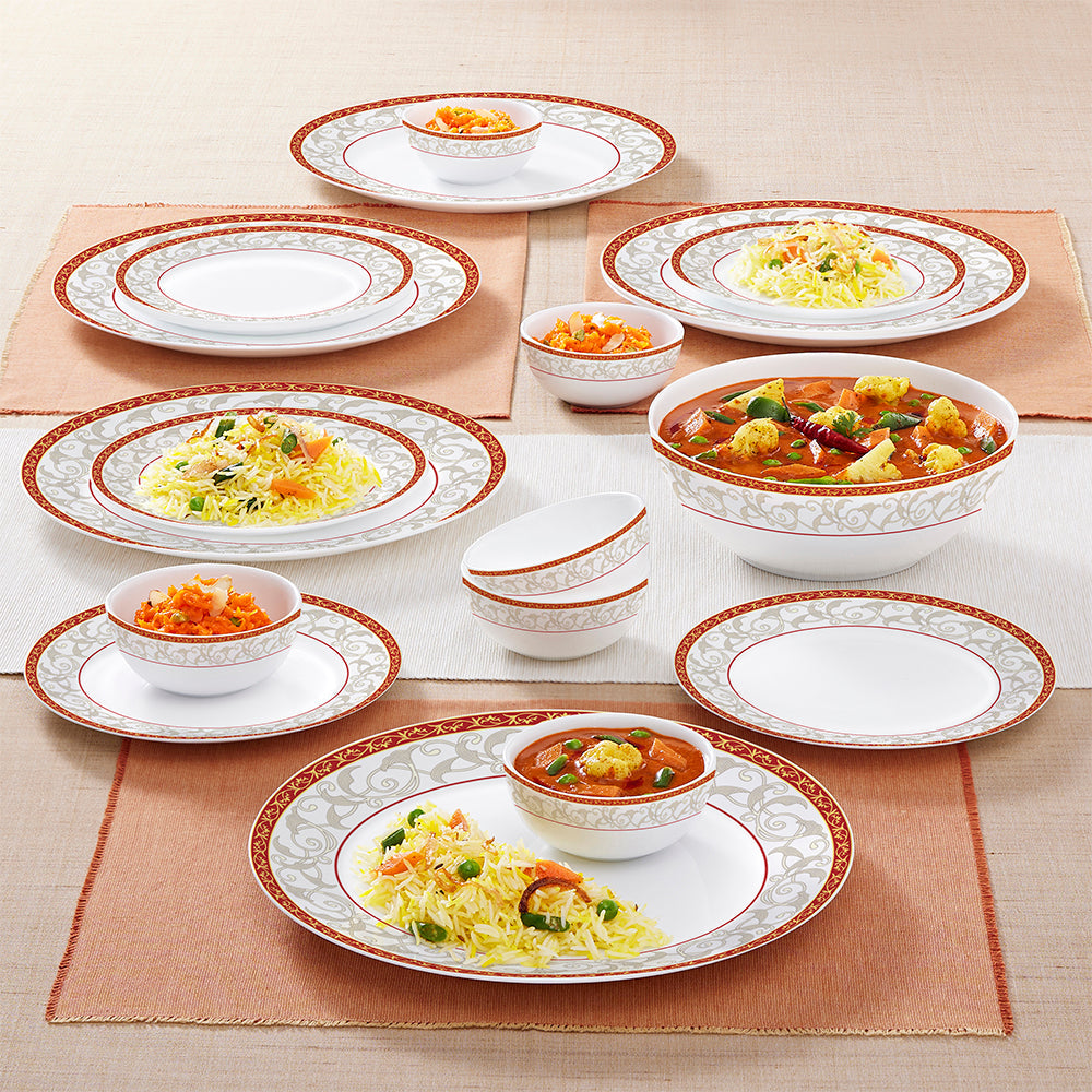 My Borosil Opalware Dinner Sets Larah by Borosil Ragina Dinner Set