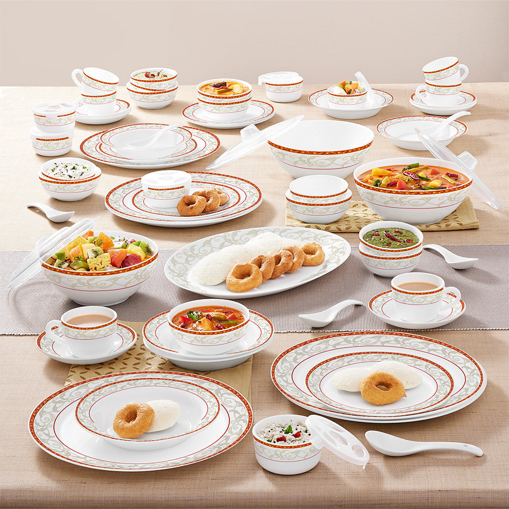 My Borosil Opalware Dinner Sets Larah by Borosil Ragina Dinner Set