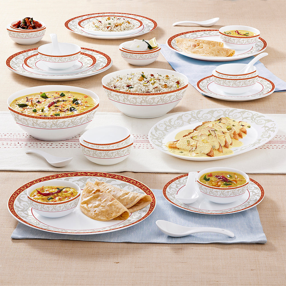 My Borosil Opalware Dinner Sets Larah by Borosil Ragina Dinner Set