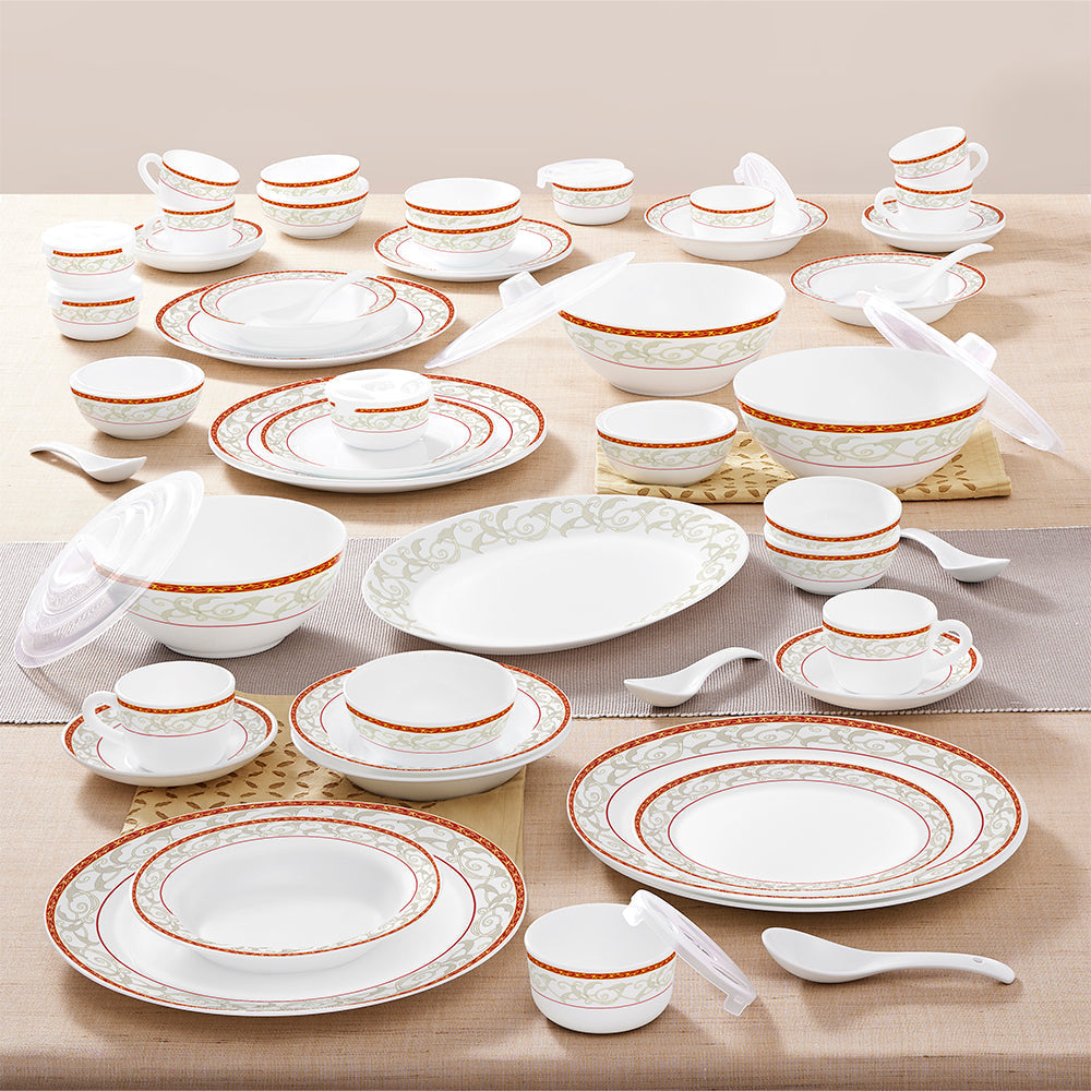 My Borosil Opalware Dinner Sets Larah by Borosil Ragina Dinner Set