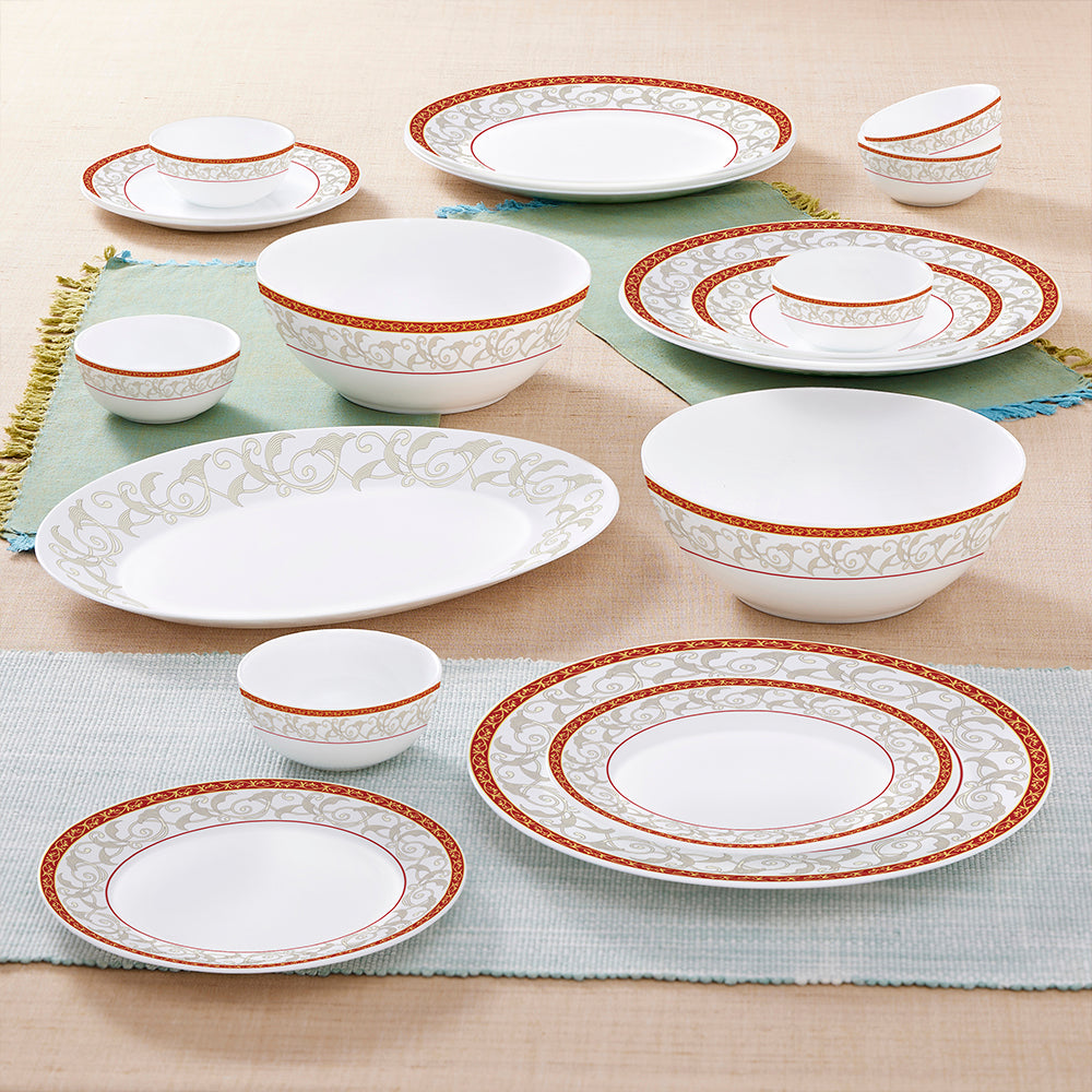 My Borosil Opalware Dinner Sets Larah by Borosil Ragina Dinner Set