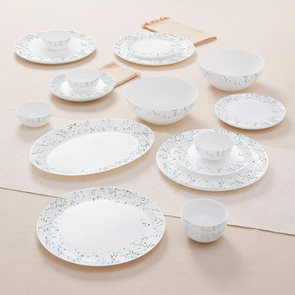 Larah by Borosil Riva Dinner Set, 10 pc