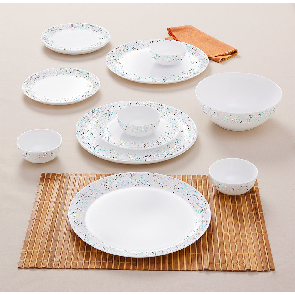 Larah by Borosil Riva Dinner Set, 10 pc