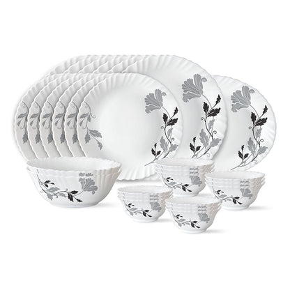 Larah by Borosil Millenia Dinner Set, 27 pc