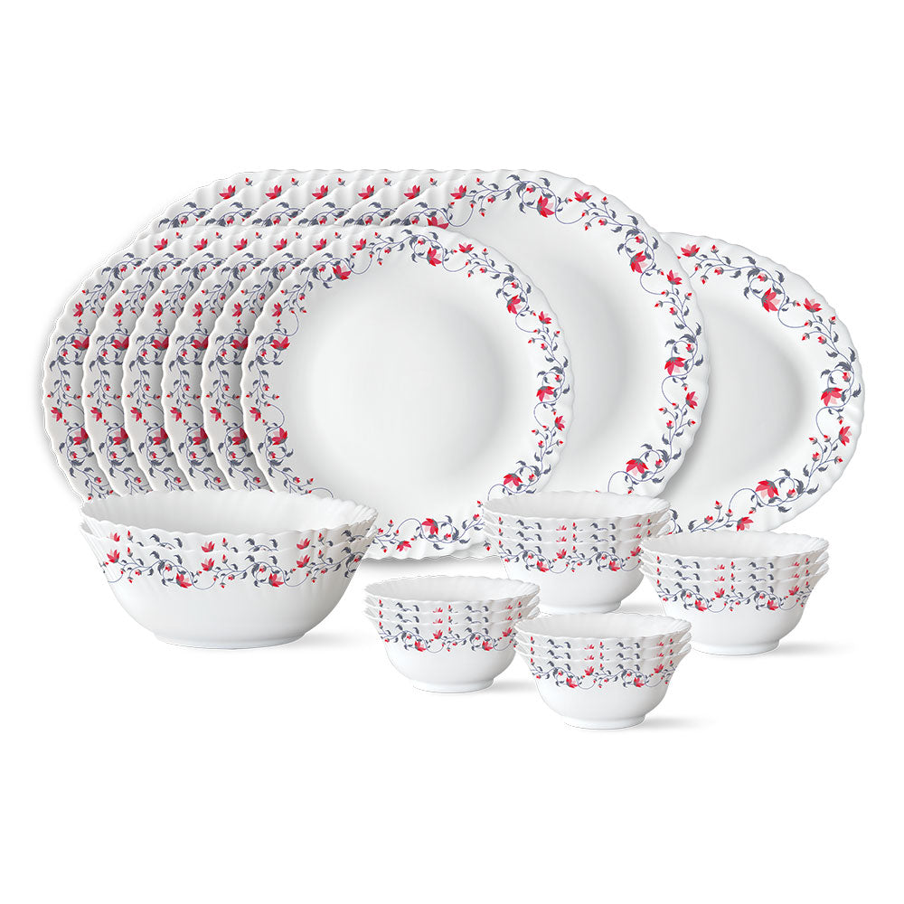 Larah by Borosil Pentas Dinner Set, 37 pc