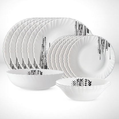 Larah by Borosil Slate Dinner Set, 15 pc
