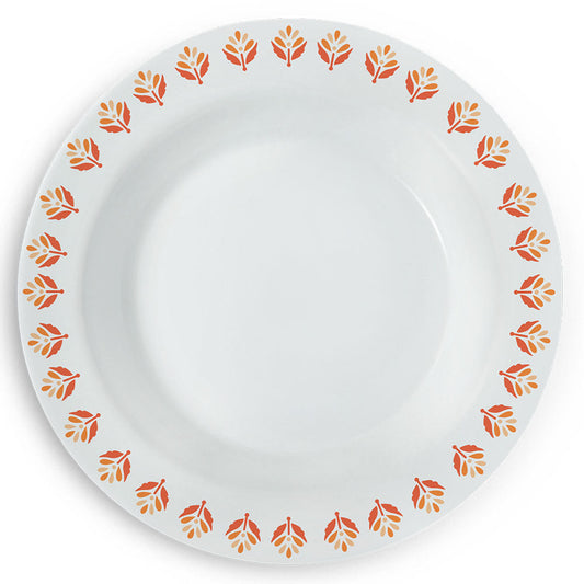 My Borosil Opalware Plate Sets 1 pc Gardenia Noodle / Soup Plate