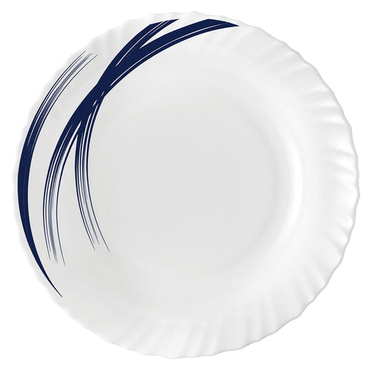 My Borosil Opalware Plate Sets 1 pc Indigo Stella Noodle / Soup Plate