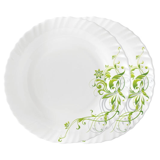 My Borosil Opalware Plate Sets 2 pc Set Erba Noodle / Soup Plate Set