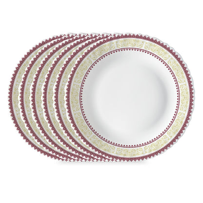 My Borosil Opalware Plate Sets 6 pc Set Larah by Borosil Elega Quarter Plates