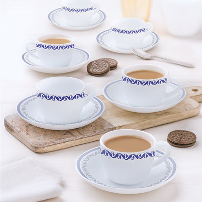 Larah Jazzblue Cup n Saucer Set