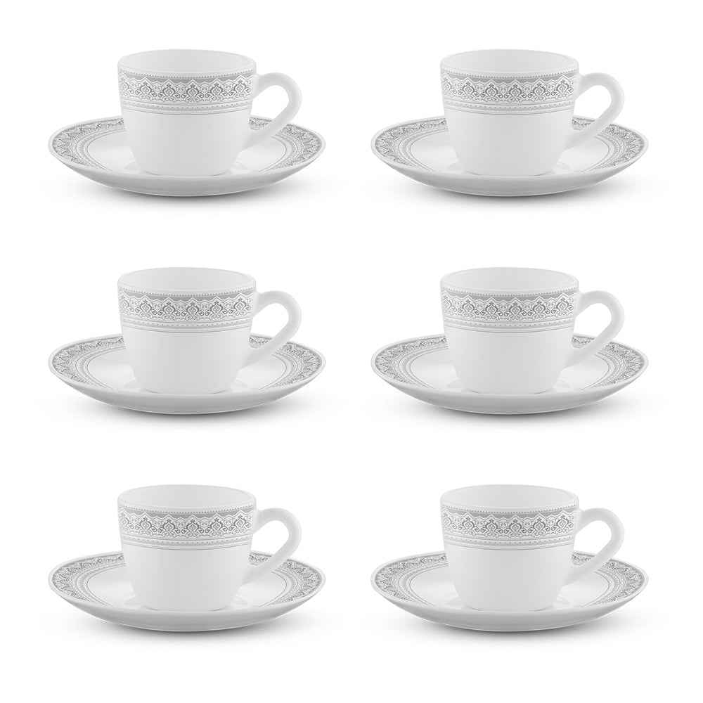 My Borosil Opalware Tea Cups & Tea Sets Larah by Borosil Classic Cup n Saucer Set