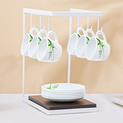 Larah Green Herbs Cup n Saucer Set