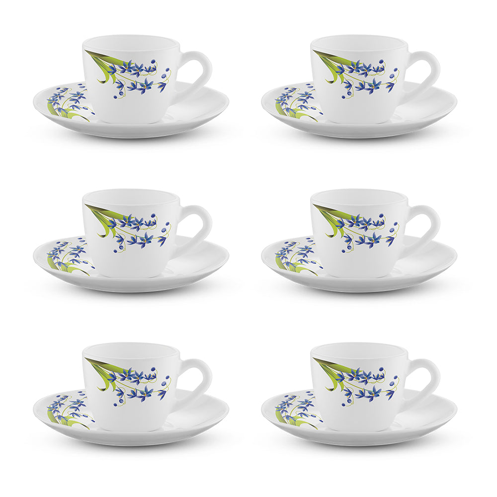 My Borosil Opalware Tea Cups & Tea Sets Larah by Borosil Lavender Cup n Saucer Set