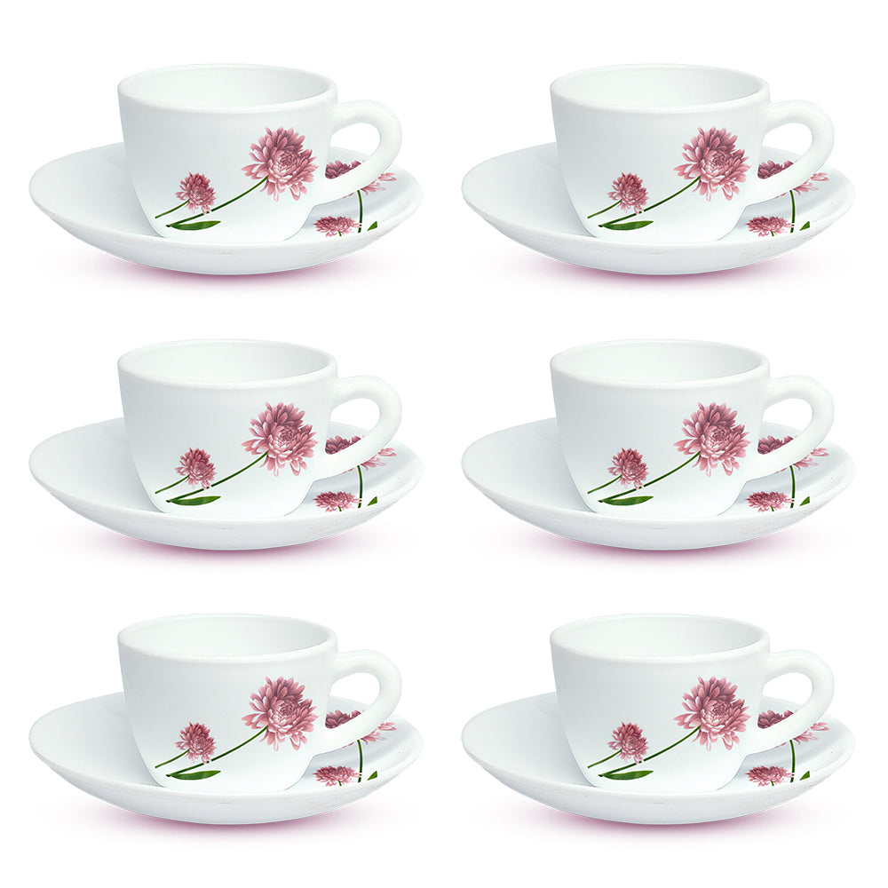 My Borosil Opalware Tea Cups & Tea Sets Larah by Borosil Nargis Cup n Saucer Set