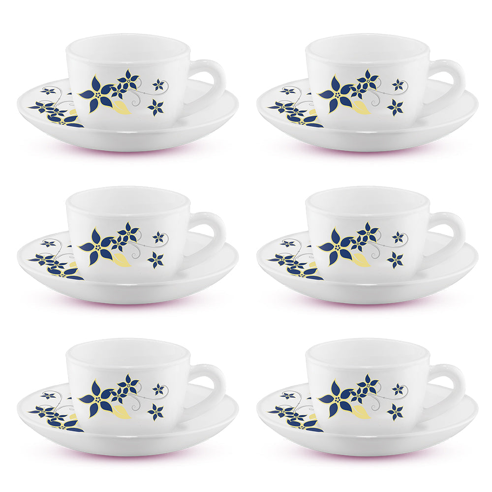 My Borosil Opalware Tea Cups & Tea Sets Larah by Borosil Viva Cup n Saucer Set